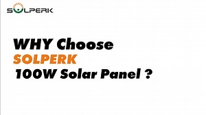 Watch Why choose SOLPERK 100W Sloar Panel? on Amazon Live