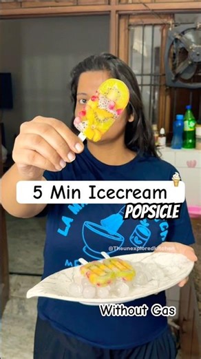 Ye Popsicle bas 5 min me bane hain 😍 #shorts #ad #dermdoc #niacinamidesunscreen
