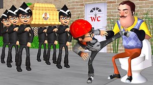 622K views · 6.5K reactions | Scary Teacher 3D - Nick Best Troll Hello Neighbor go Toilet with Coffin Dance Compilation | Frases lumelphia | Facebook