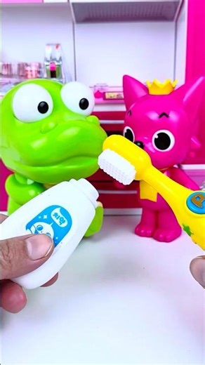 ASMR Unboxing Pororo & Pinkfong Bath Set Toy | Satisfying Toy Play with Simba ASMR #shorts
