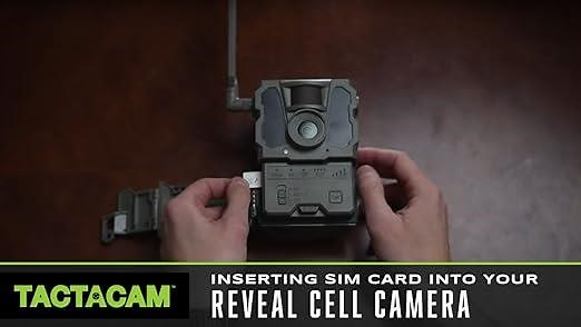 Inserting your SIM Card Reveal Cell Camera