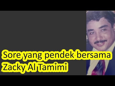 For those of you who were curious about Bang Zacky Al Tamimi yesterday afternoon