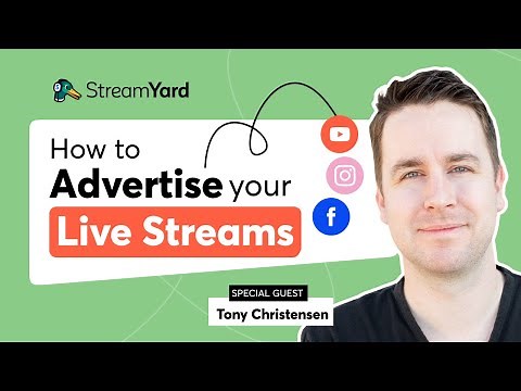 How to Advertise Your Live Streams