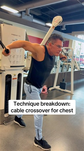Chest exercise: technique, breakdown, cable crossover #chestworkout