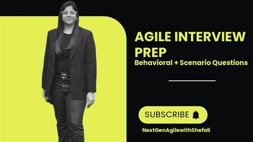 Agile Interview Tomorrow? Watch This! | Shefali Jain