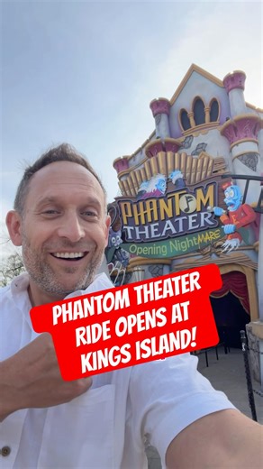 PHANTOM THEATER: OPENING NIGHTMARE dark ride opens at Kings Island in Ohio! New For 2026! 👻 🔦