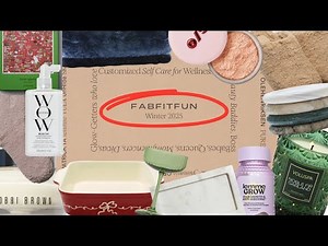 FabFitFun Winter 2025 Unboxing | Full Spoilers, Customization Guide & My Picks!