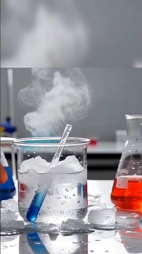 😱 How Ice Becomes Gas! | Crazy Chemistry Experiment #phasechanges#statesofmatter#chemistry#usa#short