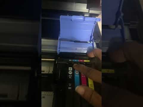 How to change Ink Cartridges on Epson WF 7820