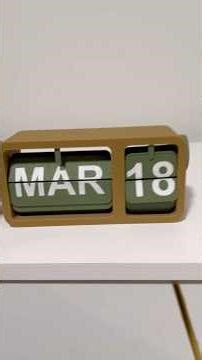 Perpetual Flip Calendar 3D Print 📅 | Bambu Lab P1S