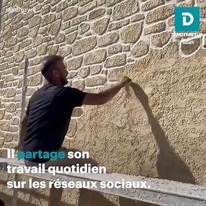 141K views · 1.7K reactions | Ces murs donnent l’impression d’être faits en véritables pierres ! | Demotivateur Atelier | Facebook