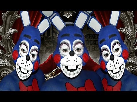 Bonnie 2.0 - New Bonnie (five nights at freddy's 2) - Makeup Tutorial