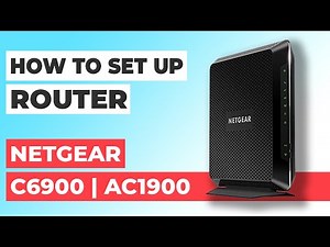 ✅ How to Set Up NETGEAR C6900 | How to Setup NETGEAR AC1900 C6900 WiFi Router
