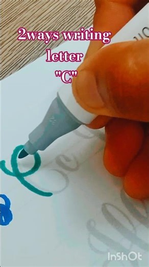 writing letter "c" 🥰 #handwriting #trending #alphabet #shortvideo #calligraphy #diy