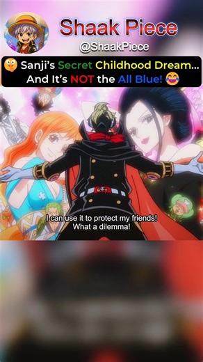 Sanji’s Secret Childhood Dream… And It’s NOT the All Blue! 😂 | One Piece #onepieceedit