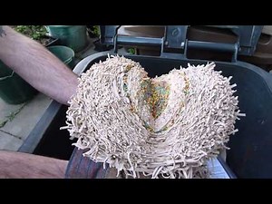 Cutting an Elastic Band Ball in Half (More Footage)