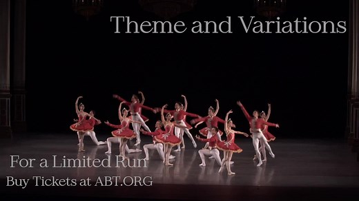 21K views · 2.2K reactions | THEME AND VARIATIONS is one of George Balanchine's most iconic ballets, requiring shimmering technique and heroic stamina. Set to Peter Ilyitch Tchaikovsky’s glorious score, this classic work evokes the golden age of classical ballet. On stage July 7–9 at the Metropolitan Opera House ✨ : https://bit.ly/ABTSummerSeason22_ThemeAndVariations | American Ballet Theatre | Facebook