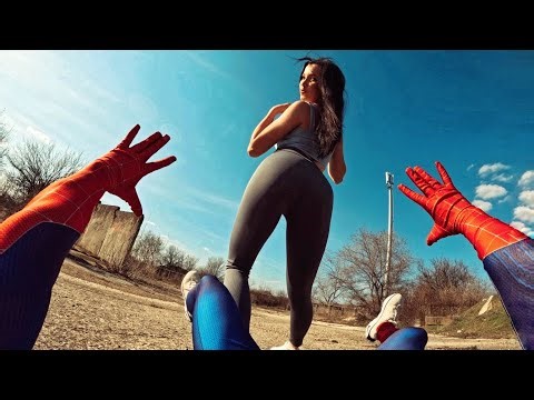 TOP 5 SPIDER-MAN Bros ESCAPE CRAZY FITNESS GIRL(Action Parkour POV)