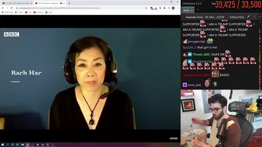 RACISM: It should come as no surprise that the Democrat's most popular influencer is racist as the rest of his party. What is shocking is that Hasan Piker is so open about his racism. For example, in this livestream he goes off on a Vietnamese refugee who escaped communism saying, "Shut the fuck up you stupid fucking idiotic old lady." "Suck my dick old lady." "Fuck this south Vietnamese motherfucking...psychotic fucking refugee!"