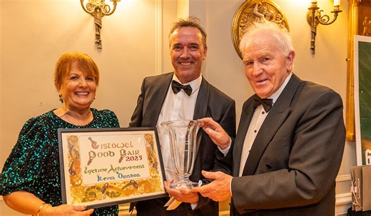 Celebrity chef Kevin Dundon honoured with prestigious award