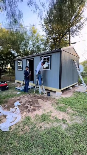 Installing a metal roof on a 12x20 shed #storageshed #construction #diy #diyproject #homedepot #rgv956 #fypシ゚ #carpentry | Joe Quiroga