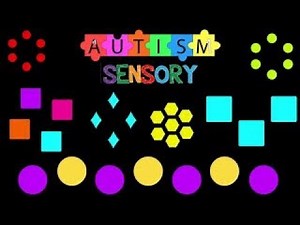 AUTISM / ADHD Sensory Video for Infants / BABY -Bright Visuals and SOUND - CALMING - STIM - FUN #HEY