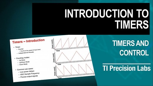 Introduction to timers | Video | TI.com