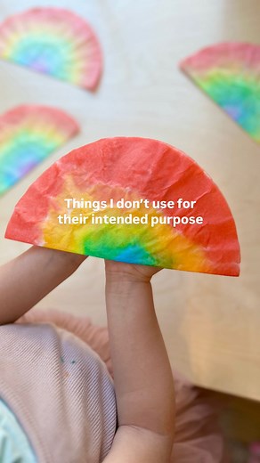 4.3K views · 36 reactions | Need an easy  craft? I love using coffee filters as a canvas for painting. They’re a great size for toddlers! When you add washable paint or food coloring mixed with water, you can create some unique crafts with them too! Perfect for Spring activities or St. Patrick’s Day!☘️ Would you try this? | Joy of Creative Play | Facebook