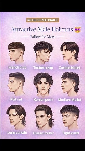 Top 9 Attractive Male Haircuts 2026 🔥 Trending Boys Hairstyle #viral #fashion #styletips #shorts