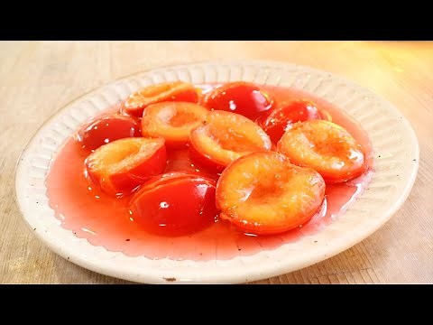 すもものコンポート（シロップ煮）の作り方・レシピ【煮崩れないポイント・コツ】プラム｜Coris cooking