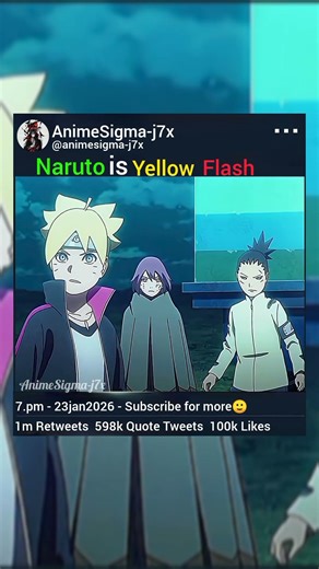 #naruto is #yellow #flash #baruto shocked #anime #please like and subscribe #aura