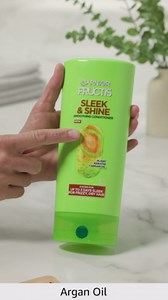 Garnier Fructis Sleek & Shine Conditioner, Frizzy, Dry, Unmanageable Hair, 21 fl. oz.(Packaging May Vary)