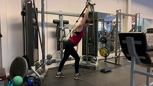 Cable Rope Overhead Triceps Extension: Demonstration