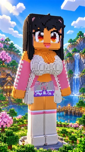 APHMAU Statue Build Battle In Minecraft — NOOB VS PRO CHALLENGE — Maizen Parody
