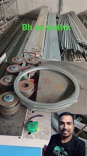 Frame ring bending process. #ring #howtowork