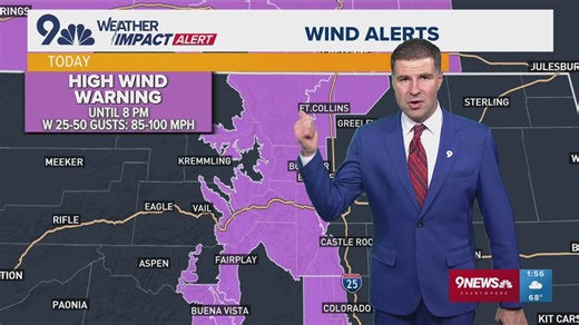 What to expect when and where as 100 mph wind gusts hit Colorado | TIMELINE