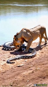 16K views · 106 reactions | giant python killed by lion | Mischievous Elephant | Facebook