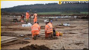 A building site in Marske-by-the-Sea where the remains of a Roman villa have been found. An application to list it as a Scheduled Ancient Monument has been made. | Yorkshire Post