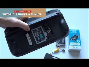 How to Upgrade/Replace the Nintendo Wii U GamePad BATTERY