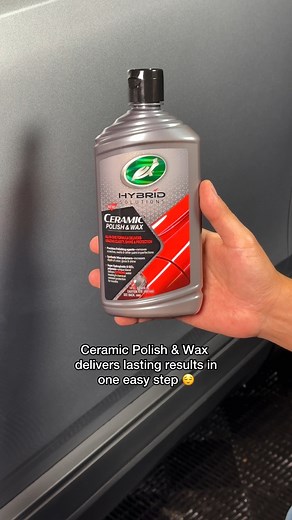2.4K views · 311 reactions | And just like that, your car's imperfections are gone in a flash!⚡️ Thanks to our Hybrid Solutions Ceramic Polish & Wax, easily deliver the benefits of two ultra-premium products with its simple, one-step process. Shop now: https://bit.ly/3sdpEpv | Turtle Wax | Facebook