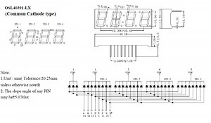 ４連の7セグメントLEDをArduinoから直接制御する | ものづくりとプログラミング日記