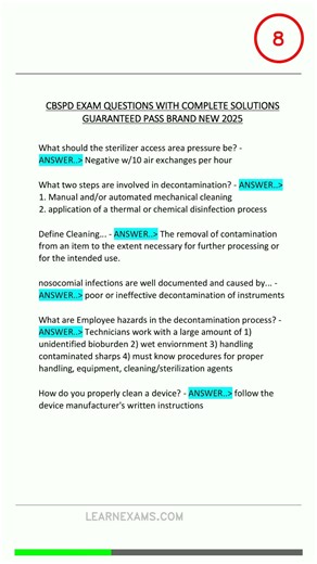 CBSPD QUESTIONS WITH COMPLETE SOLUTIONS GUARANTEED PASS n