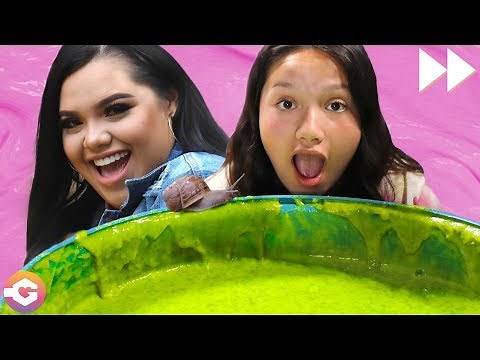 Karina Garcia Sends Her Sister on a Slime Adventure! | Snail Nature Hunt + Surprise Sliming!