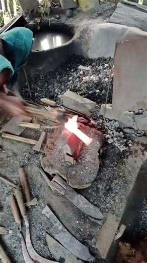 Making a Traditional Machete by Hand 🎉 #Machete Making #Forging #Blacksmith