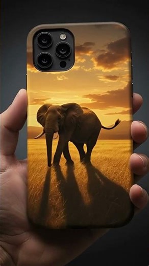 Majestic Elephant Walking at Sunset | Cinematic Wildlife Animation 🐘🌅