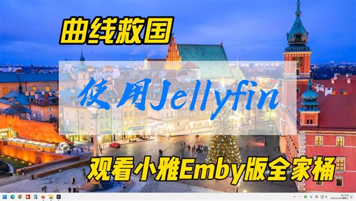 曲线救国~如何使用Jellyfin来观看小雅Emby版全家桶，拥有全平台开源免费终端，就是重复工作量有点大~
