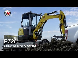 Zero Tail Kettenbagger EZ26 – Leistungsstarker Allrounder