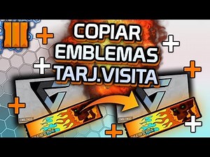 TUTORIAL - COPIAR EMBLEMAS Y TARJ.VISITA EN BLACK OPS 3 (Solo de amigos DE CONFIANZA)