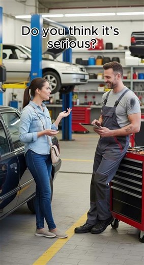 Car Repair Shop Conversation | English for Beginners #easyenglish #english