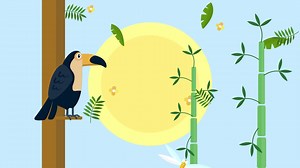 Download Loop animation of inflatable swimming ring, 2d rendering. Digital drawing. for free